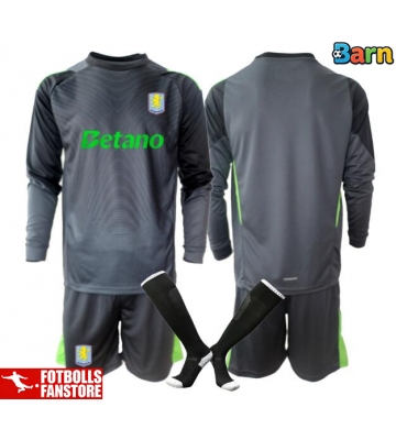 Aston Villa Målvakt Hemmatröja Barn 2025-26 Långärmad (+ Korta byxor)